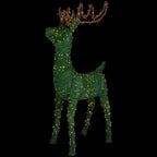 Podświetlany komercyjny renifer topiariowy 198 cm – ciepłe LED