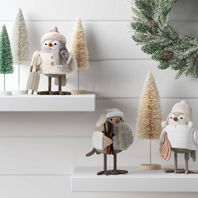 Świąteczny ptaszek z opaską