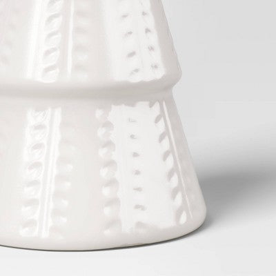 Biała choinka ceramiczna 20cm